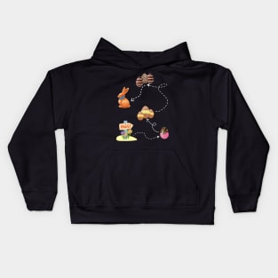 Chocolate easter egg hunter chocolate egg hunting squad chocolate fan Kids Hoodie